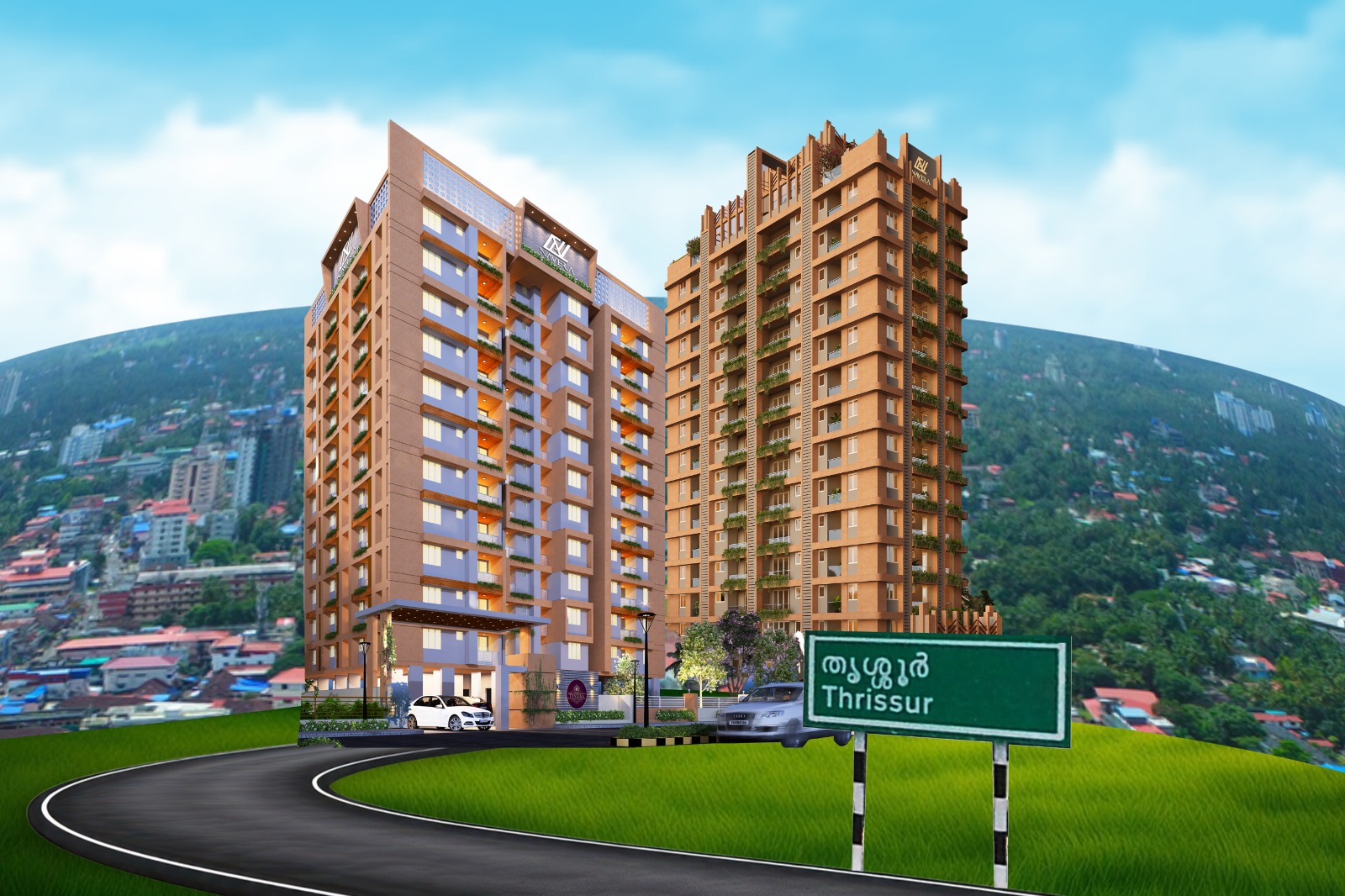2 BHK/3 BHK Apartments in Thrissur | NAVERA BUILDERS