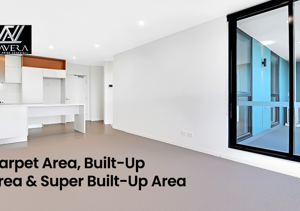 carpet area-built up area-super built up area