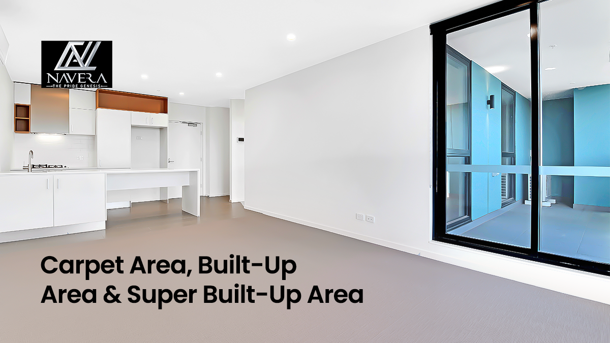 carpet area-built up area-super built up area